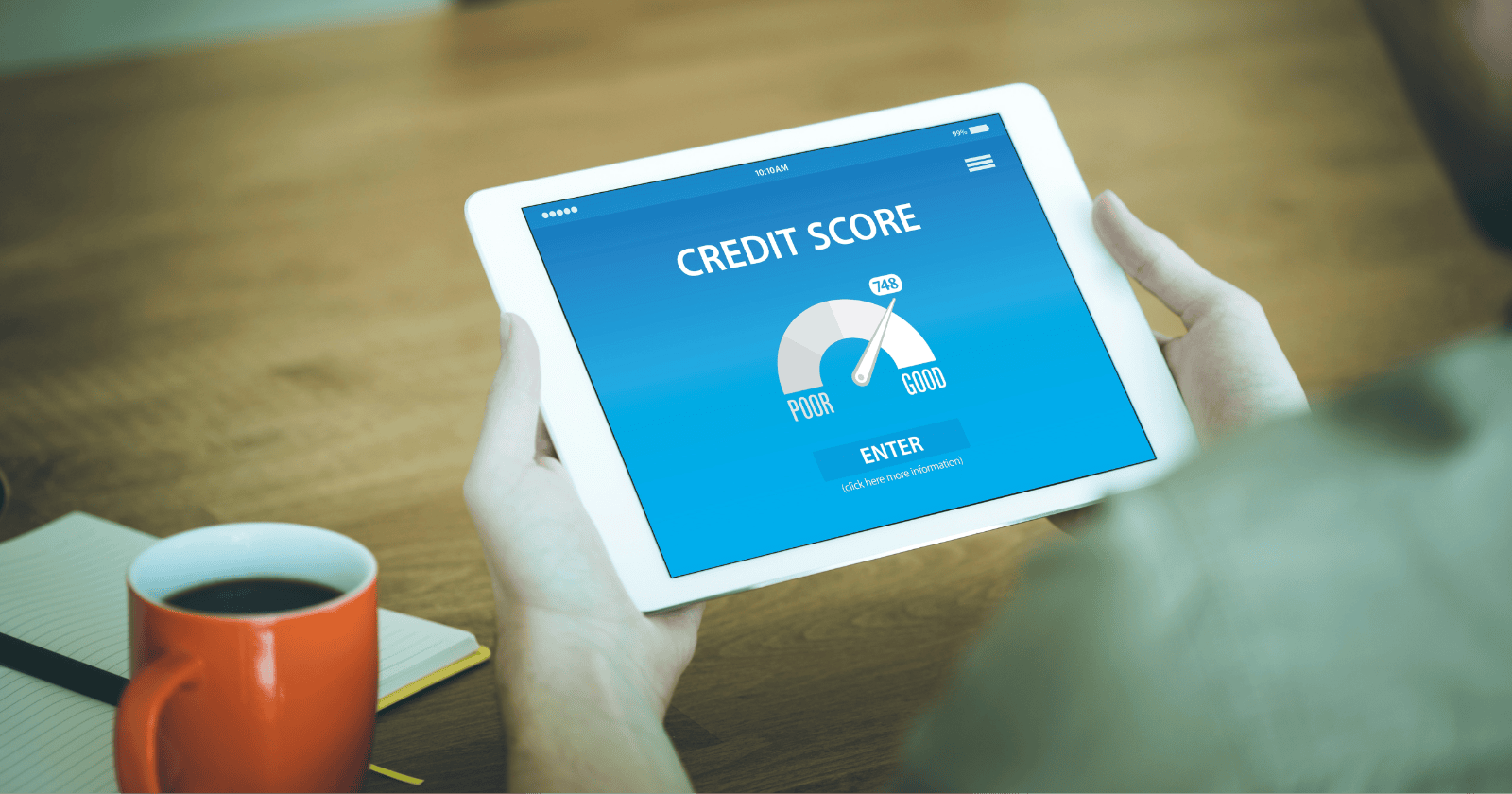 What credit score to buy a home in Southwest Florida do you need - credit report on ipad featured image