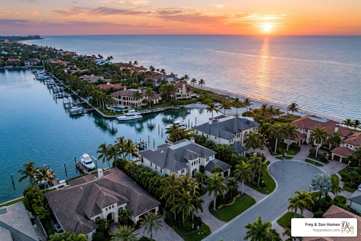 naples bespoke waterfront homes