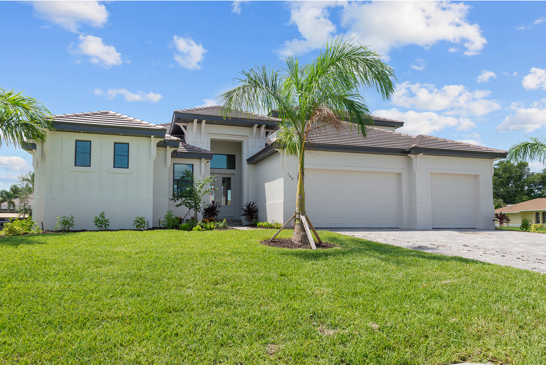 Frey & Son Homes St. Lucia Grande, located at 1224 El Dorado Parkway E., Cape Coral