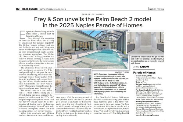 Palm Beach 2 model in Parade of Homes