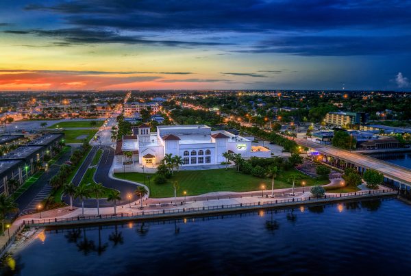 Punta Gorda aerial view of convention center