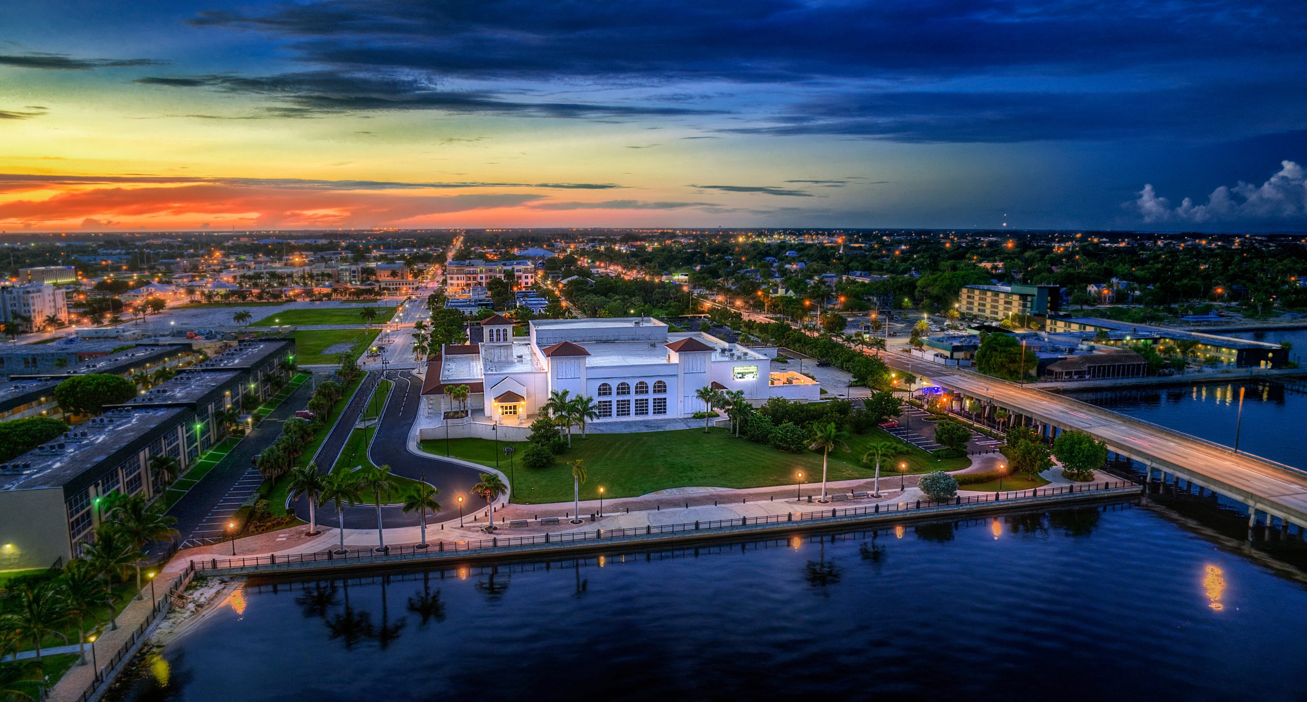 Punta Gorda aerial view of convention center
