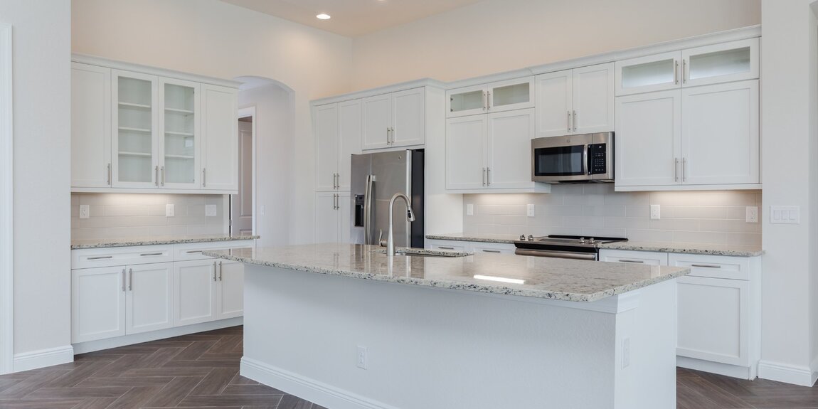 Modern White Kitchen custom kitchen designs image